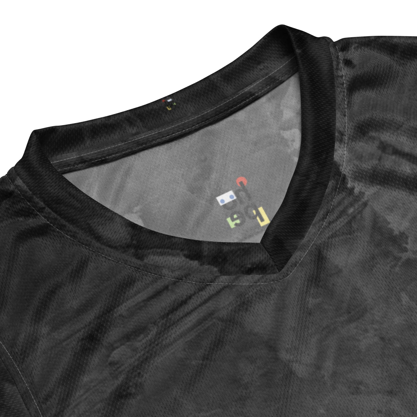 Men's Basketball Jersey Recycled Smoke Gray - Pain at First | Unique Design