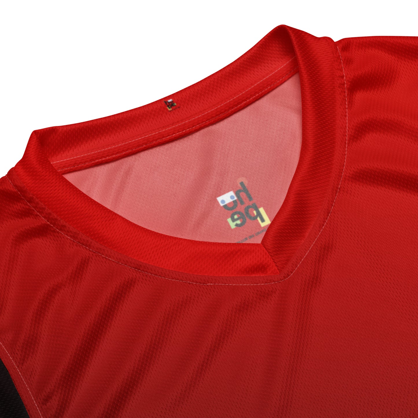 Men's Basketball Jersey Red & Black Summer Collection | Recycled Jerseys