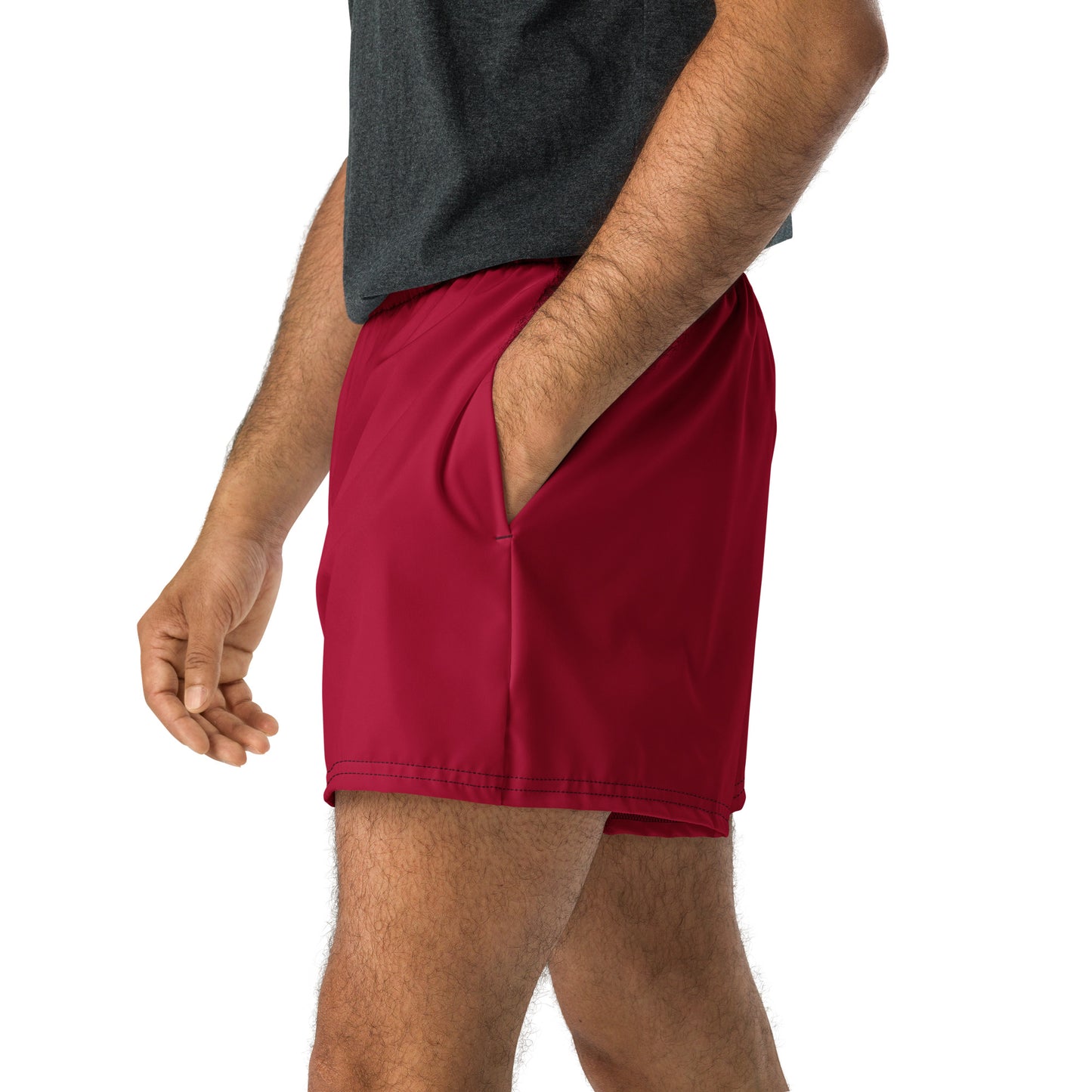 Men's Red Basketball Shorts | Moisture-Wicking Performance