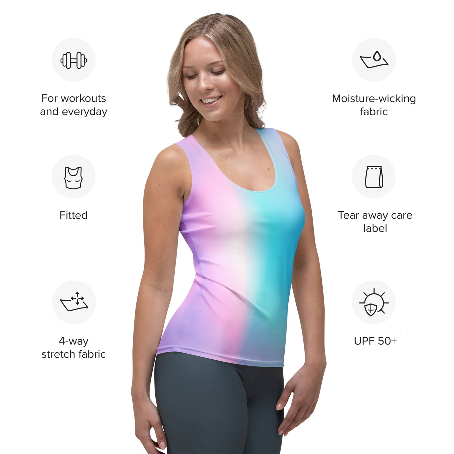 Women's Fitness Tank Top- Sweet -