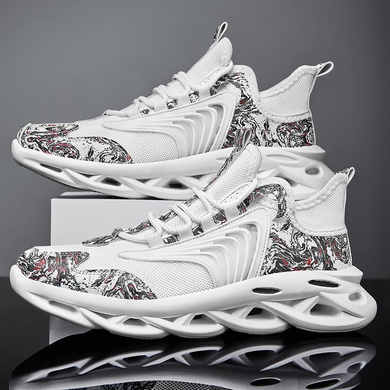 Breathable Graffiti Mesh Sneakers for Sports & Running | Lightweight & Stylish