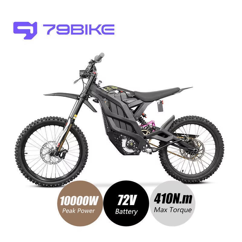 79Bike Electric Bike off Road Electric Motorcycle Bike 5000W Fat Tire Electric Bicycle 72V 35Ah Removable Battery Ebike