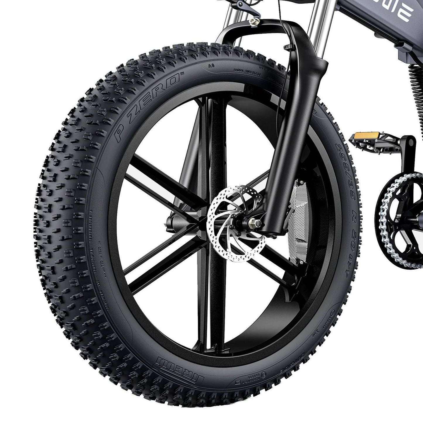 Folding Electric Bike X26 with 19.2Ah and 7.5Ah Dual Batteries, 1000W, 20*4.0 Inch Fat Tires, 120-150Km Mileage for Mountain and Snowfield -