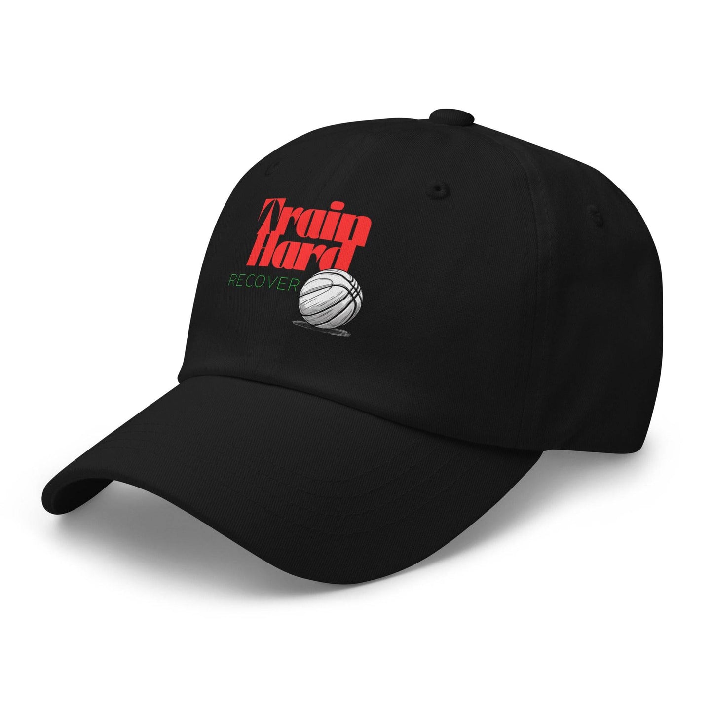 Men's Basketball Dad Hat - Train Hard and Recover Cap for Athletes -