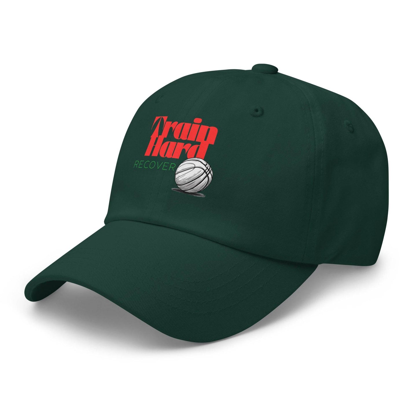Men's Basketball Dad Hat - Train Hard and Recover Cap for Athletes -