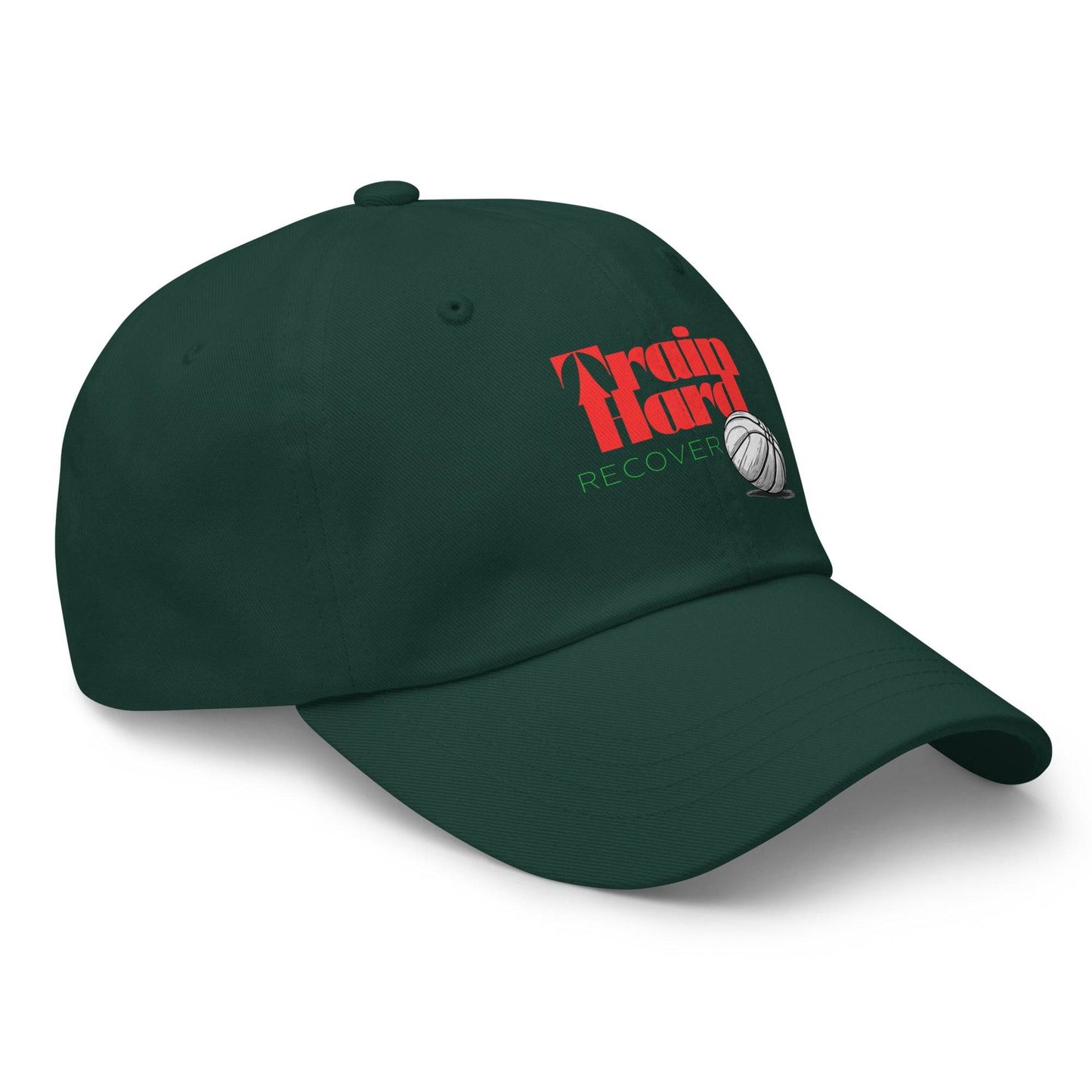 Men's Basketball Dad Hat - Train Hard and Recover Cap for Athletes -