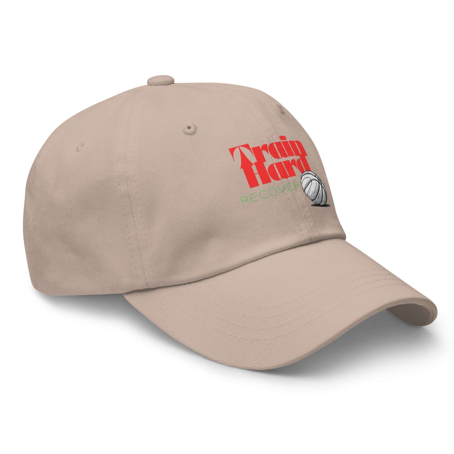 Men's Basketball Dad Hat - Train Hard and Recover Cap for Athletes -