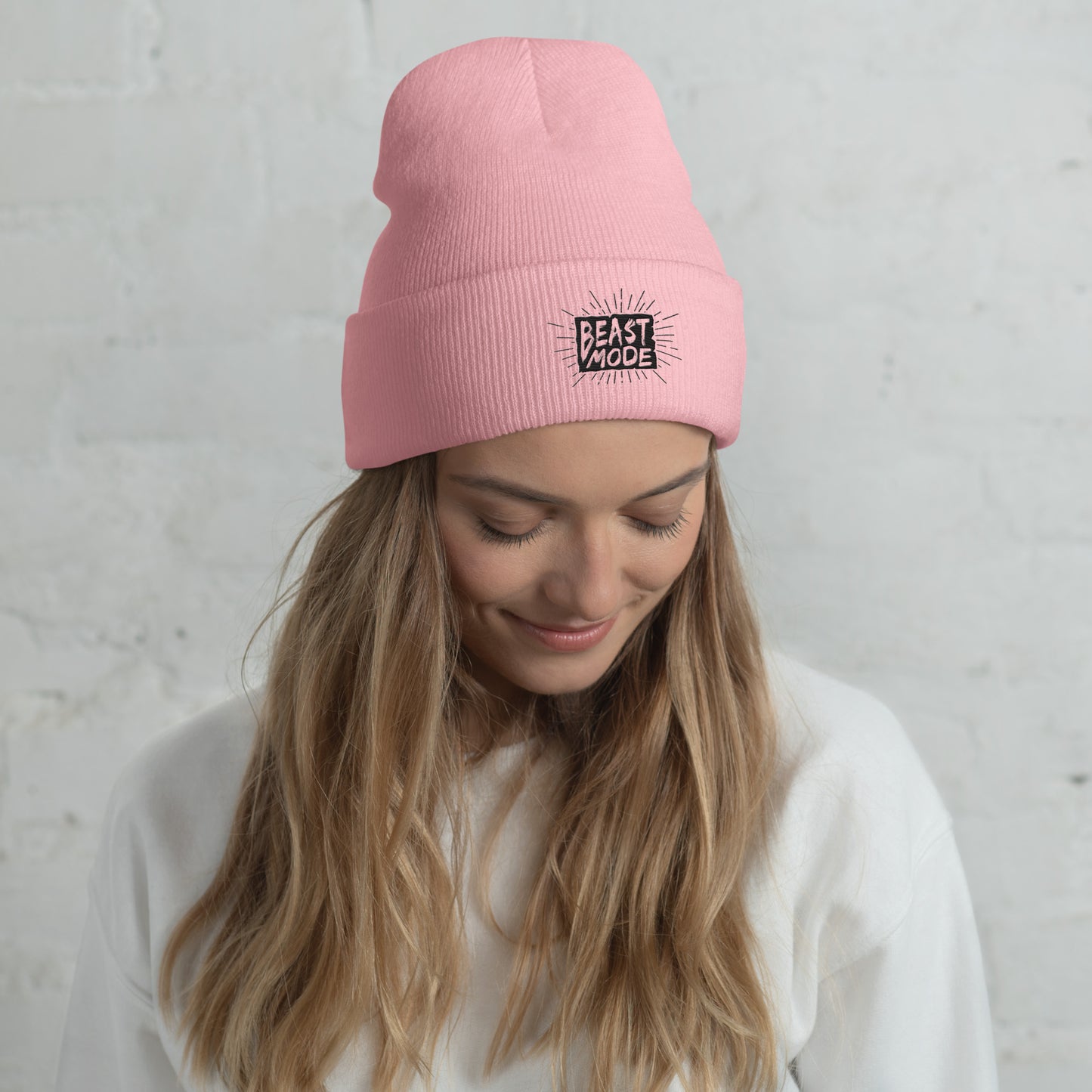 Unisex Cuffed Beanie- Beast Mode -