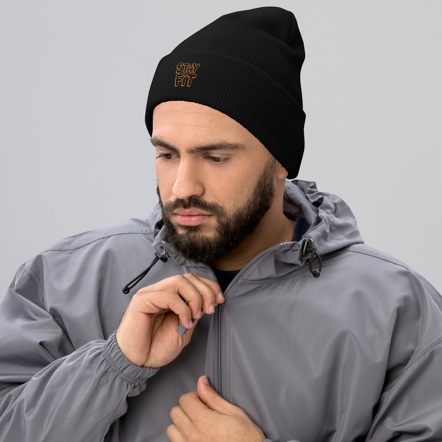 Unisex Cuffed Beanie- Stay Fit -