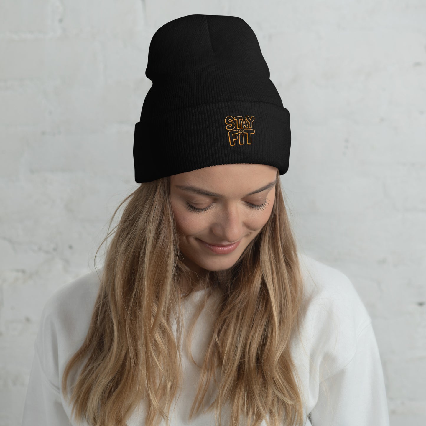 Unisex Cuffed Beanie- Stay Fit -
