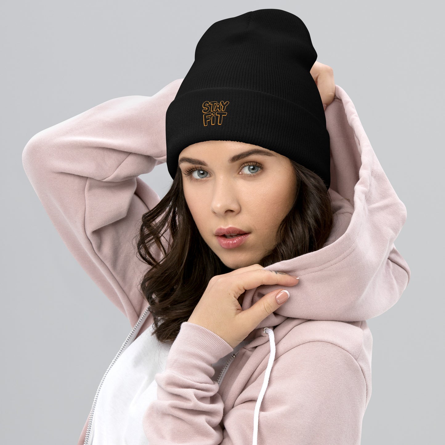 Unisex Cuffed Beanie- Stay Fit -