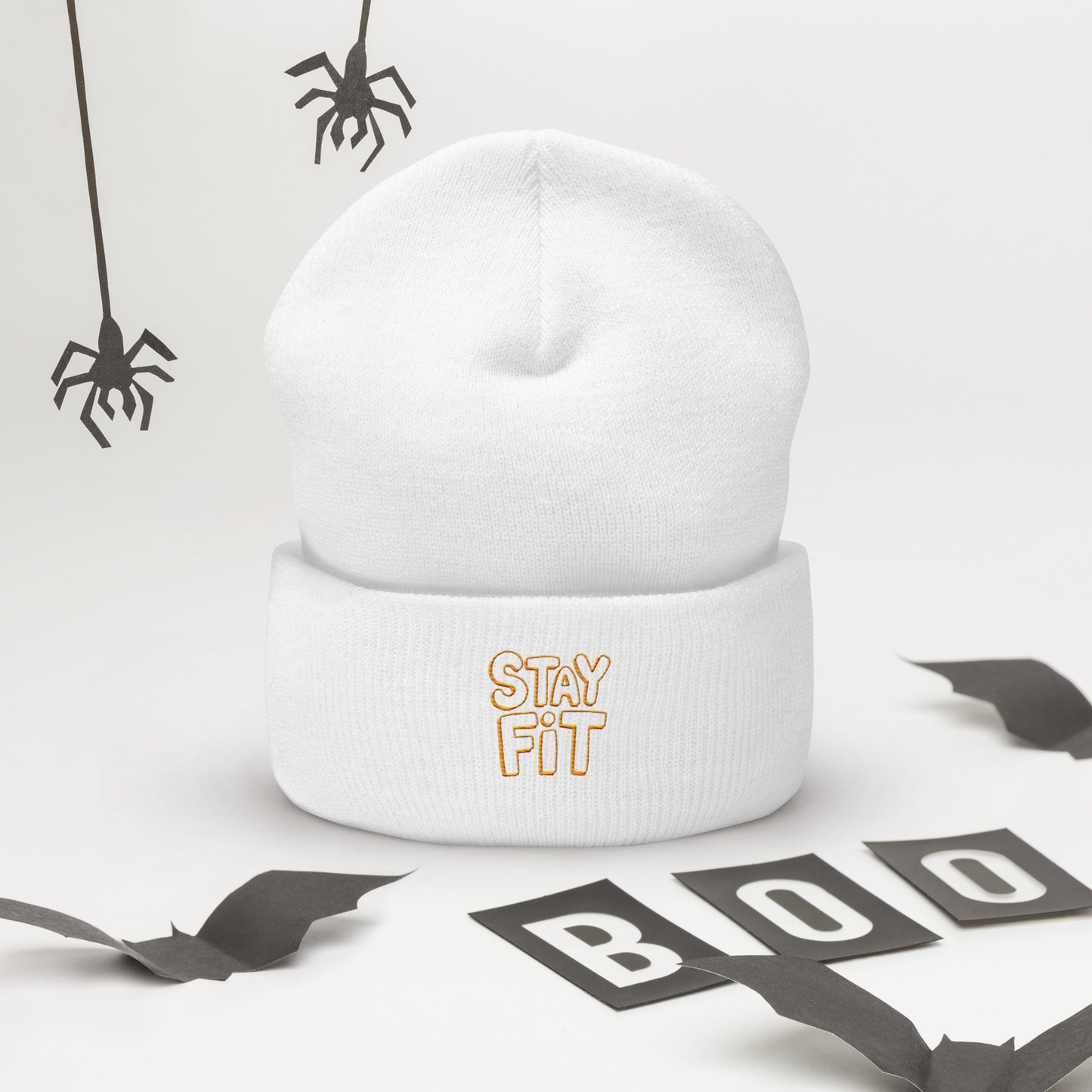 Unisex Cuffed Beanie- Stay Fit -