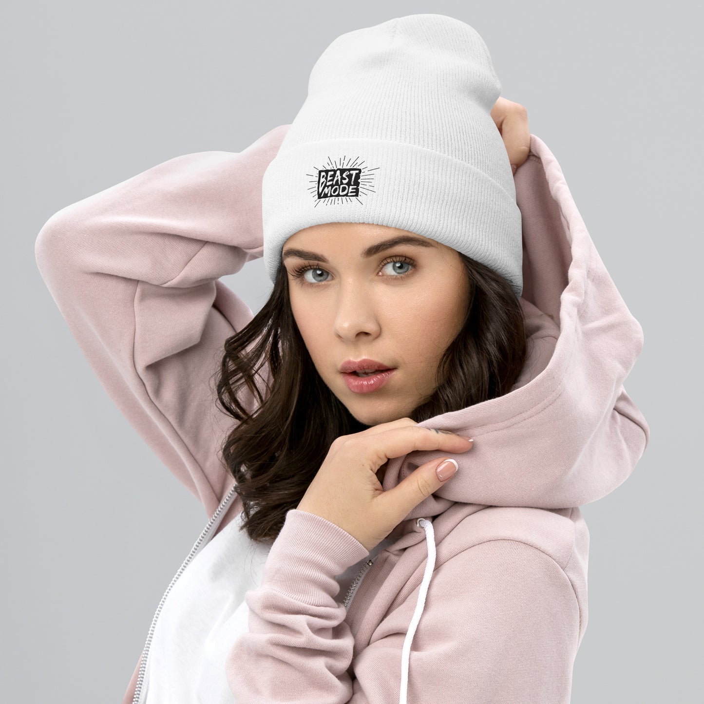 Unisex Cuffed Beanie- Beast Mode -