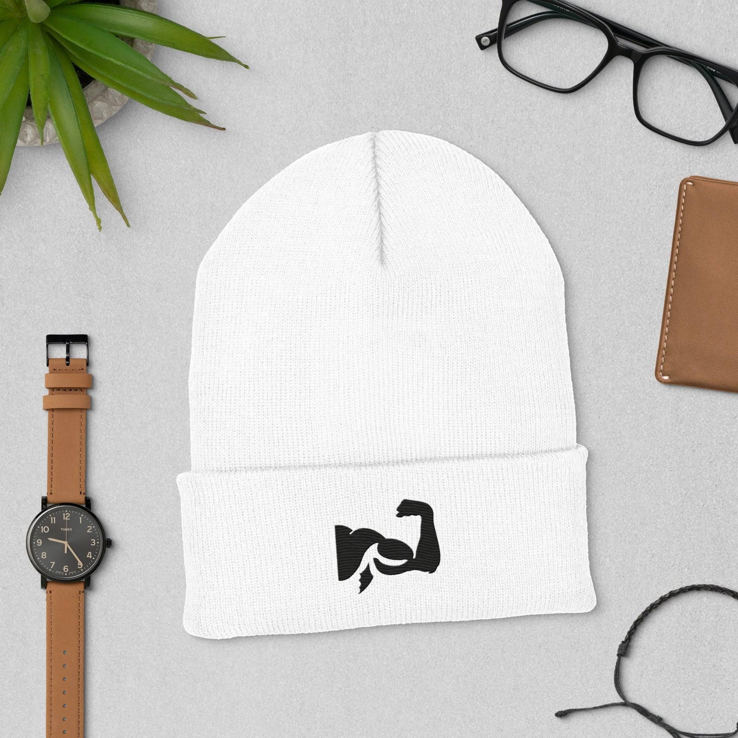 Unisex Cuffed Beanie- Strength -