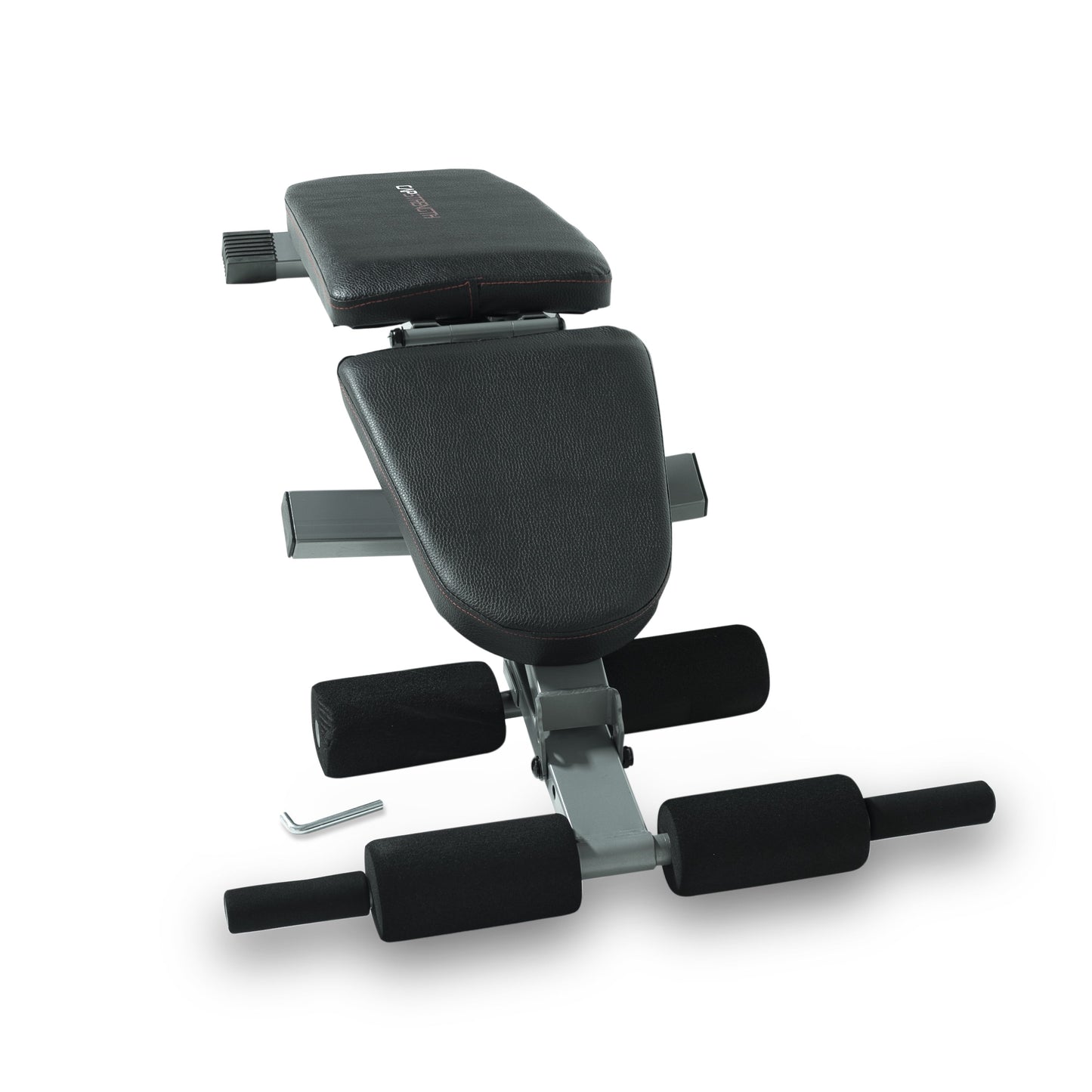 Strength Adjustable Workout Bench - 600 Lb Capacity, Black & Gray -