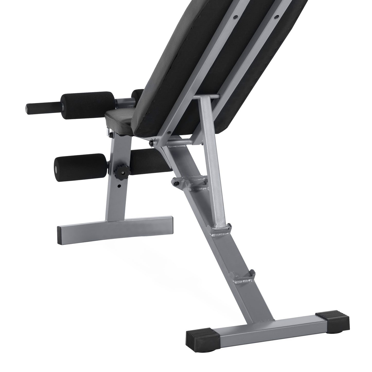 Strength Adjustable Workout Bench - 600 Lb Capacity, Black & Gray -