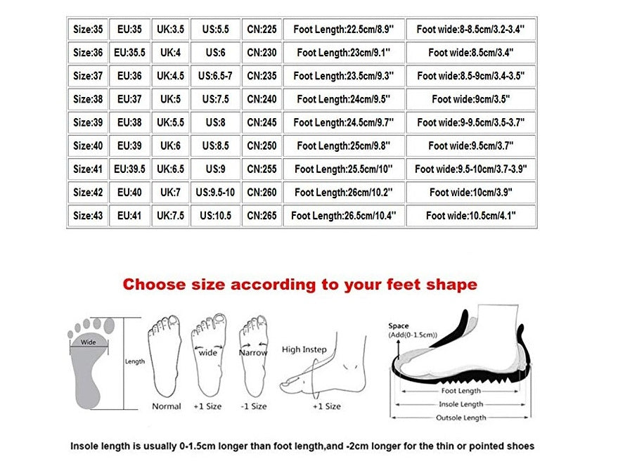 Women's Casual Sports Shoes - Single-Layer Design