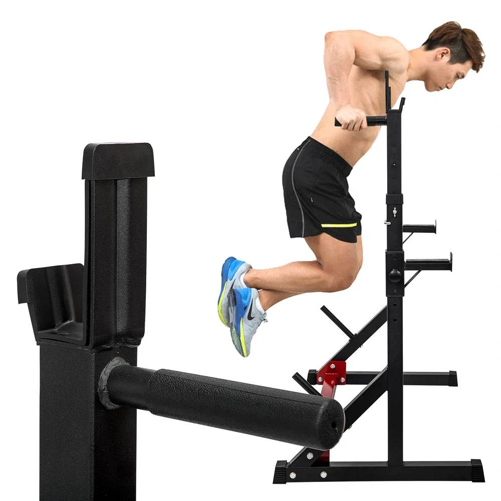 Adjustable Weight Lifting Bench with Barbell Stand - 550lb Capacity for Home Gym Fitness -