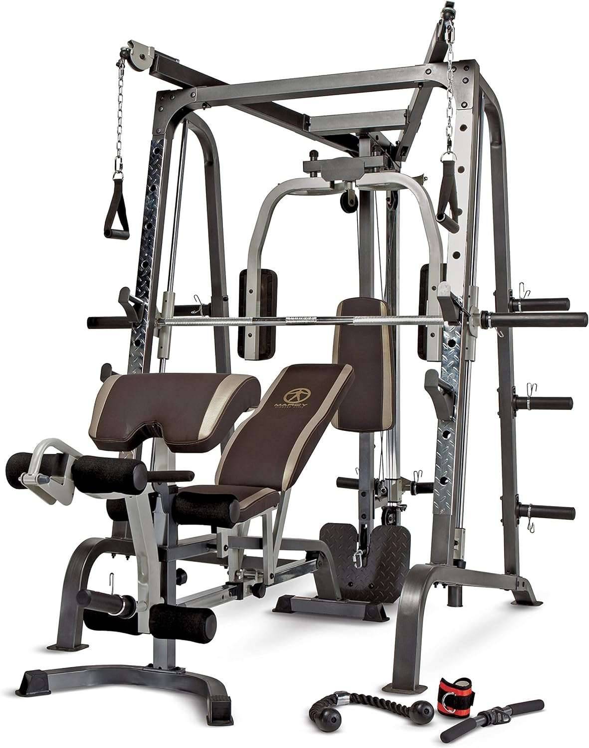 Smith Cage Workout Machine for Ultimate Full Body Strength Training and Fitness -