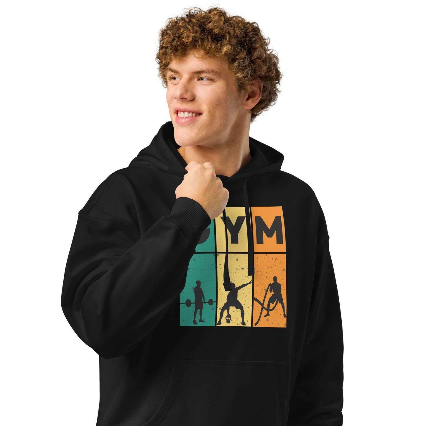 Men's Organic Hoodie - Premium Eco-Friendly Gym Wear for Sustainable Style -
