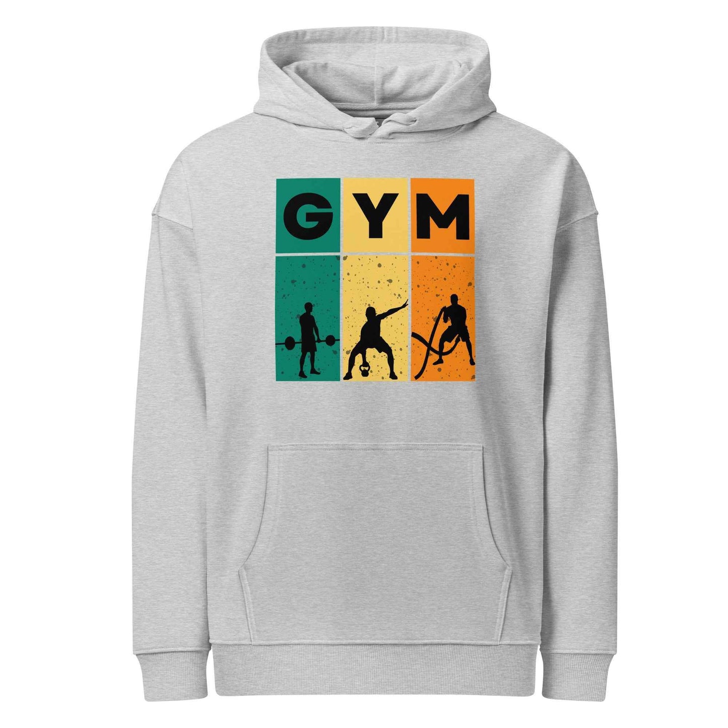 Men's Organic Hoodie - Premium Eco-Friendly Gym Wear for Sustainable Style -
