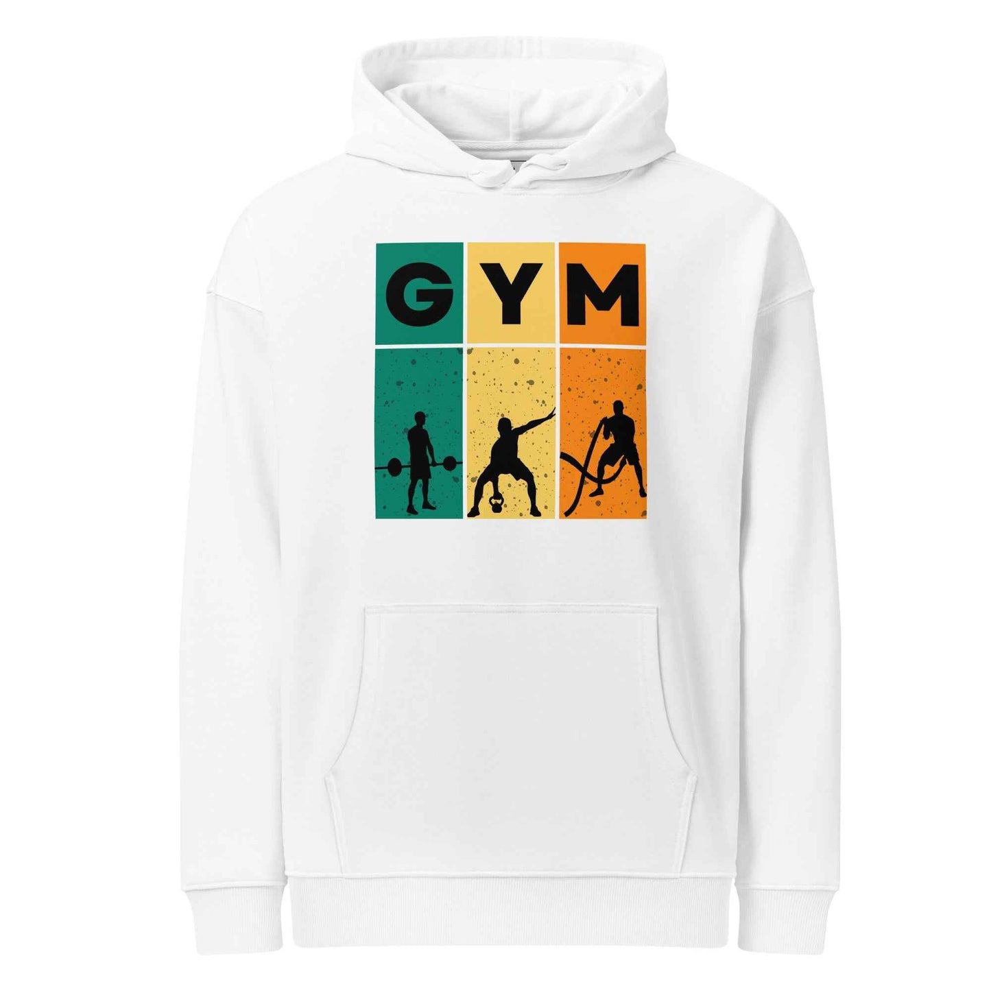 Men's Organic Hoodie - Premium Eco-Friendly Gym Wear for Sustainable Style -