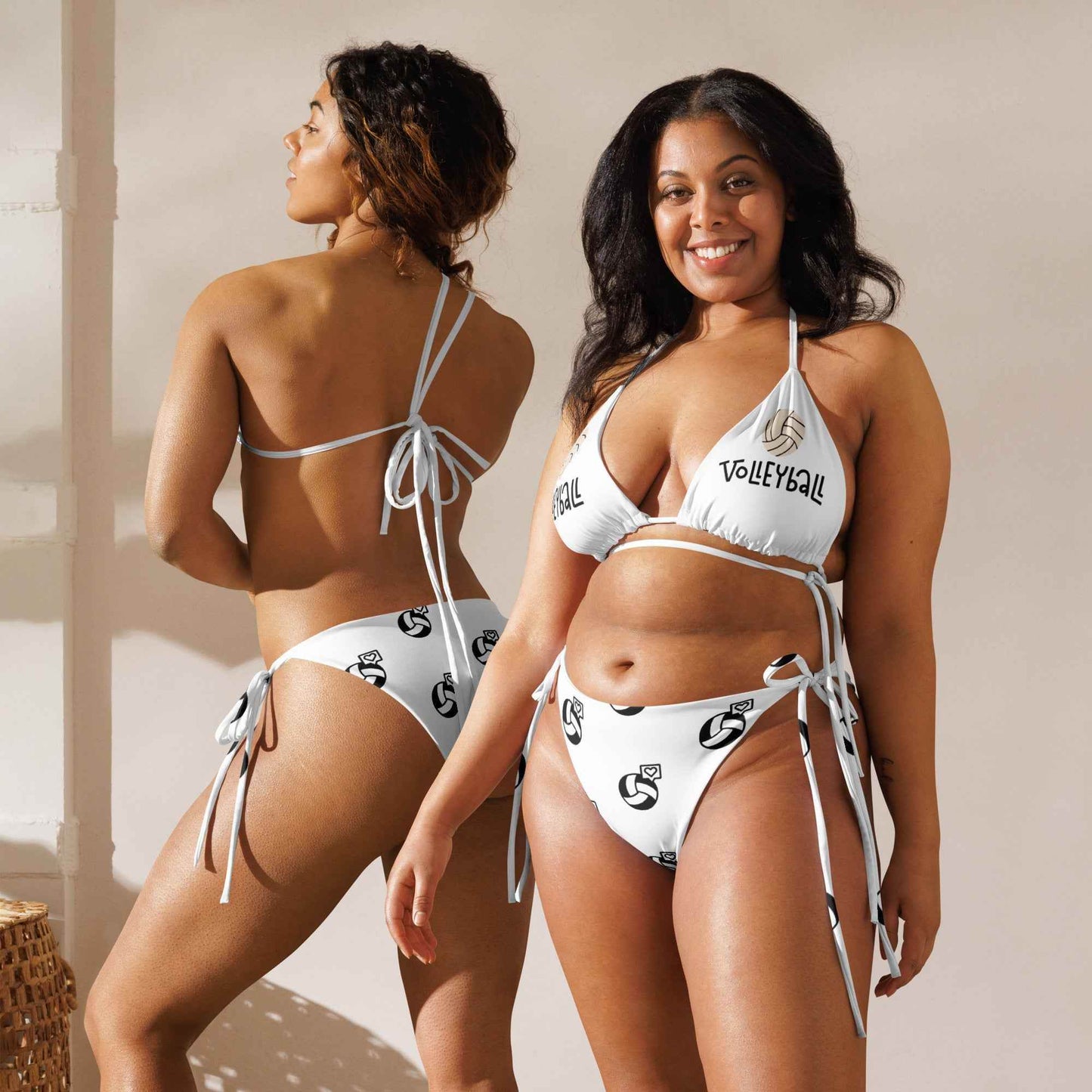 Eco-Friendly Bikini Set for Volleyball and Swimwear -