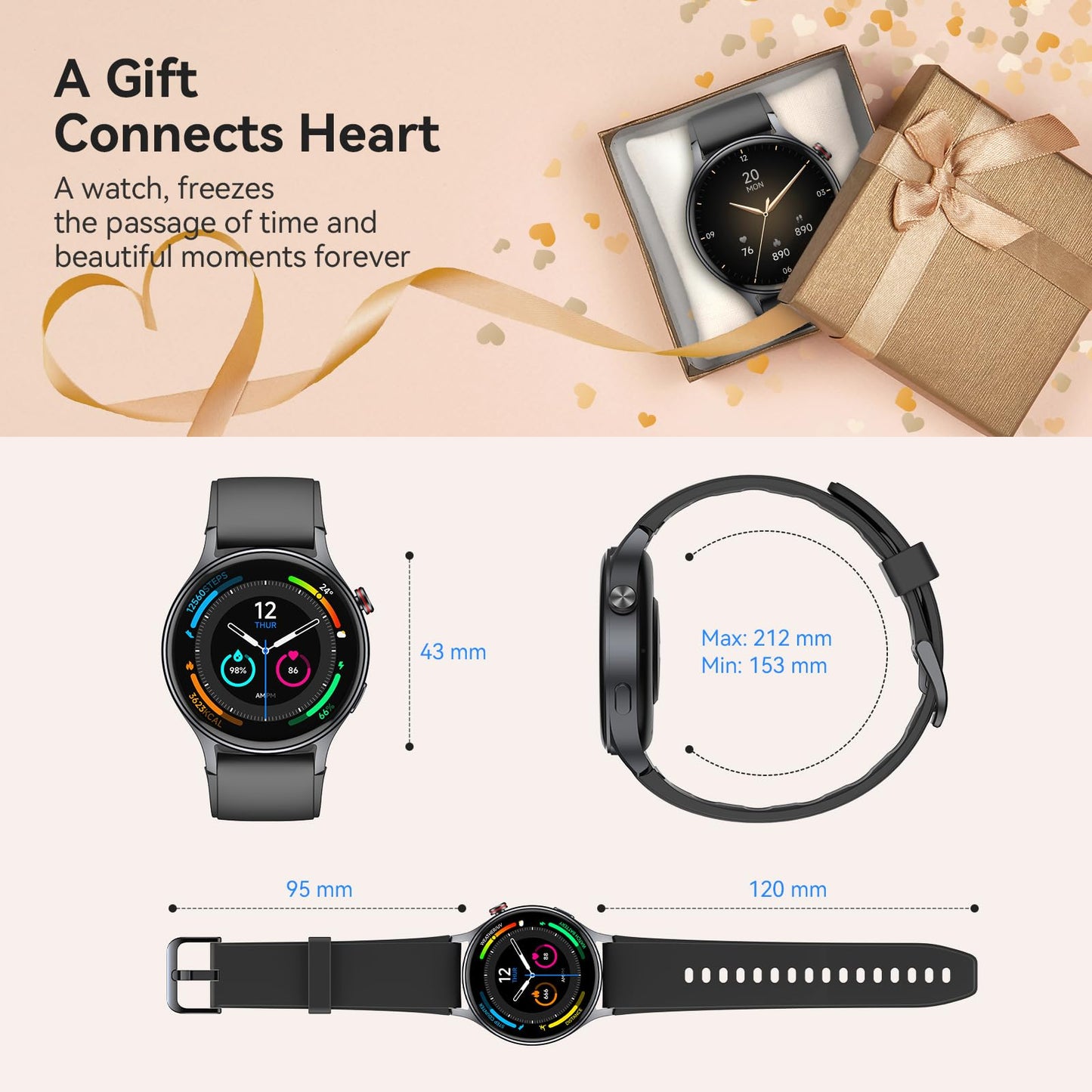 Elara Smartwatch - Your Ultimate Health and Fitness Companion -