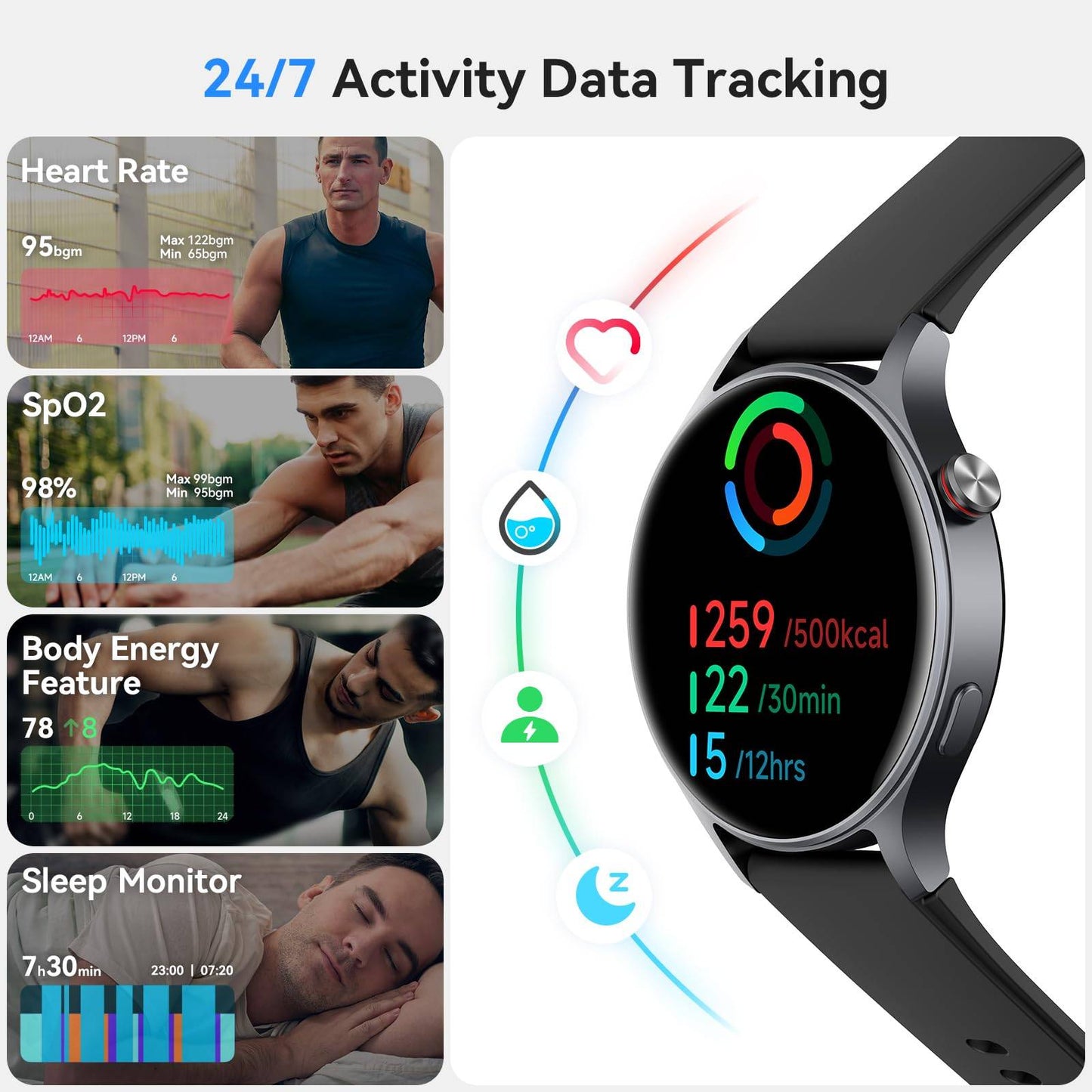 Elara Smartwatch - Your Ultimate Health and Fitness Companion -