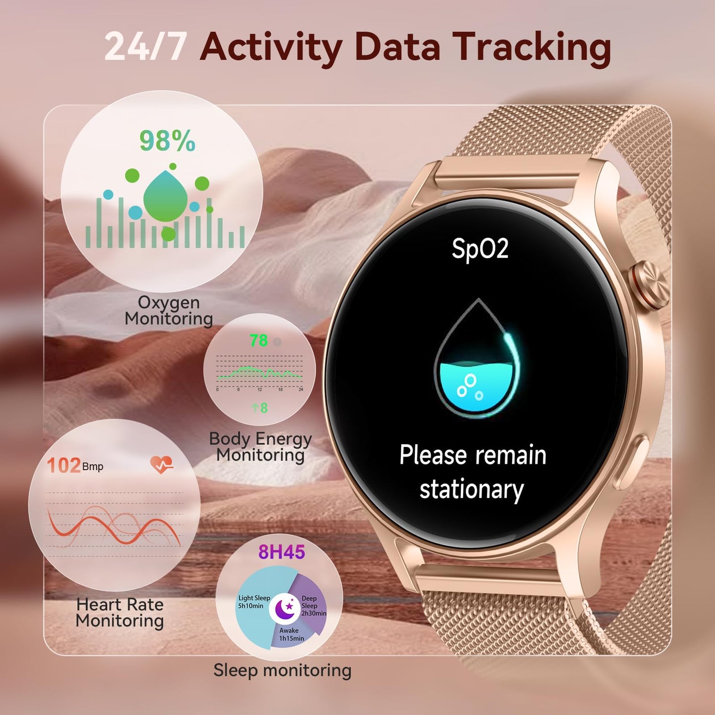 Elara Smartwatch - Your Ultimate Health and Fitness Companion -