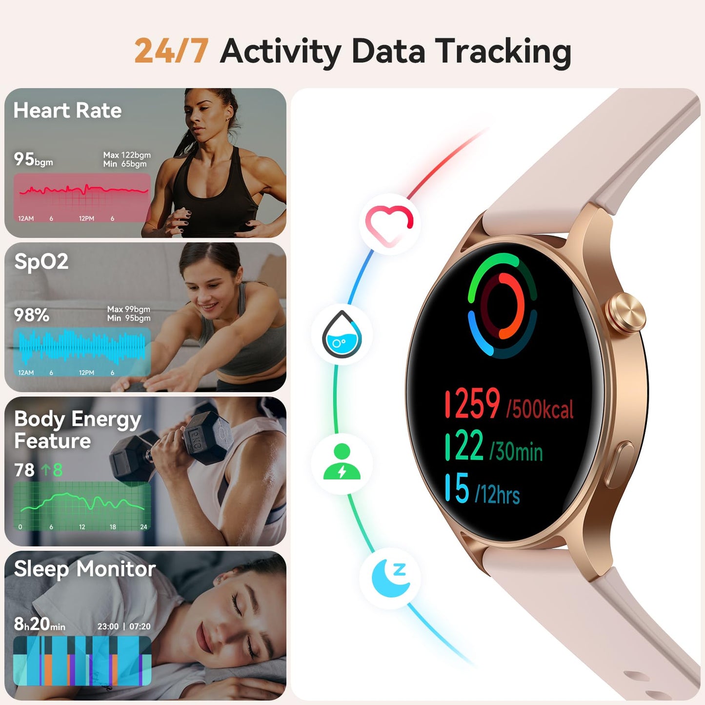 Elara Smartwatch - Your Ultimate Health and Fitness Companion -