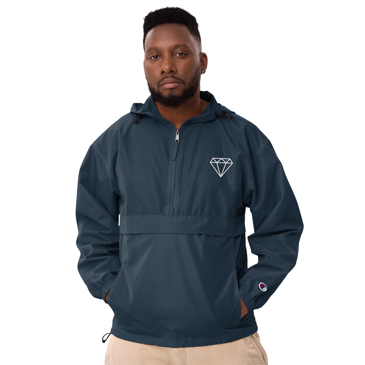 Men's Champion Jacket Dimond- Lightweight, Water-Resistant, & Packable
