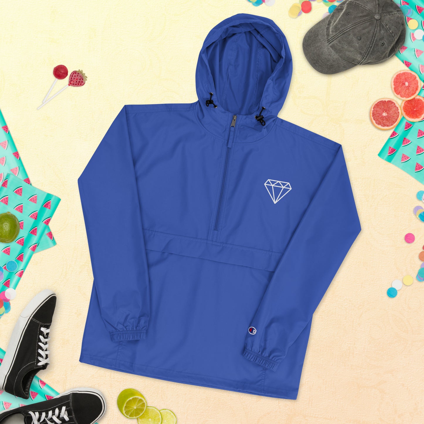 Men's Champion Jacket Dimond- Lightweight, Water-Resistant, & Packable