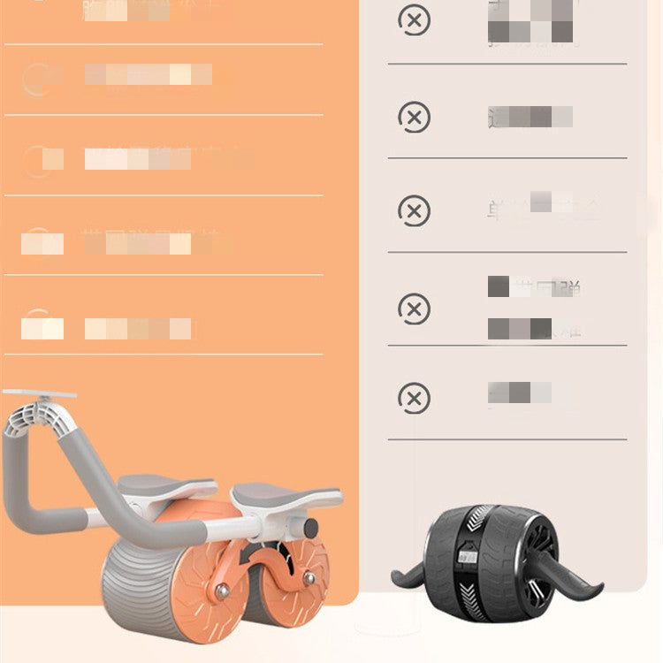 Belly Wheel Fitness - Automatic Rebound for Easy Core Workout