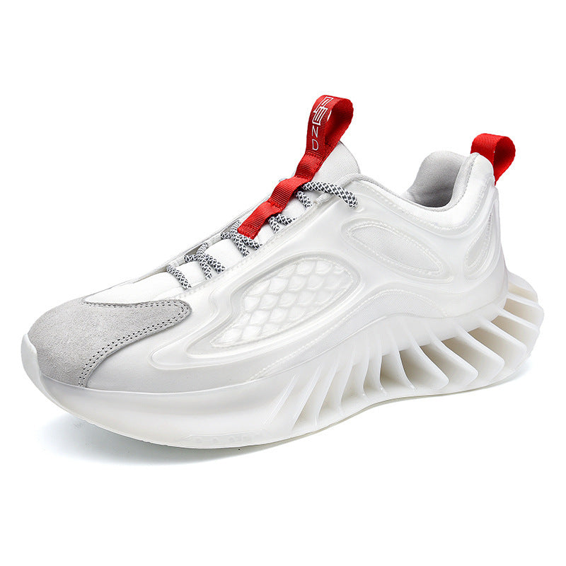 Wide Size Running Shoes - Men's Low-Top Sports Shoes