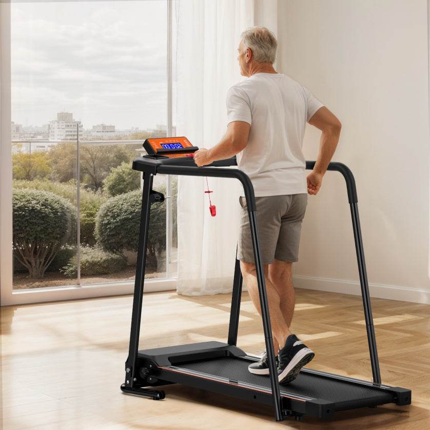 Rehabilitation Treadmill for Seniors - 2.5HP Motor with 12 Safe Recovery Programs -