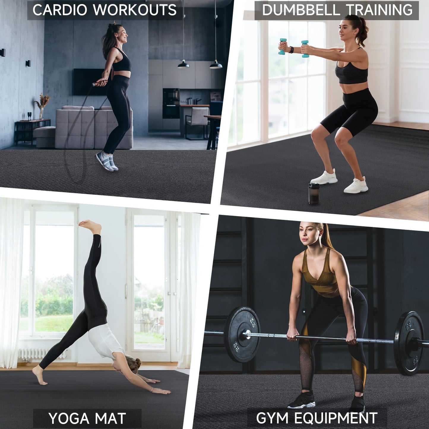 Gym Mat 12x6 for Ultimate Comfort and Stability -