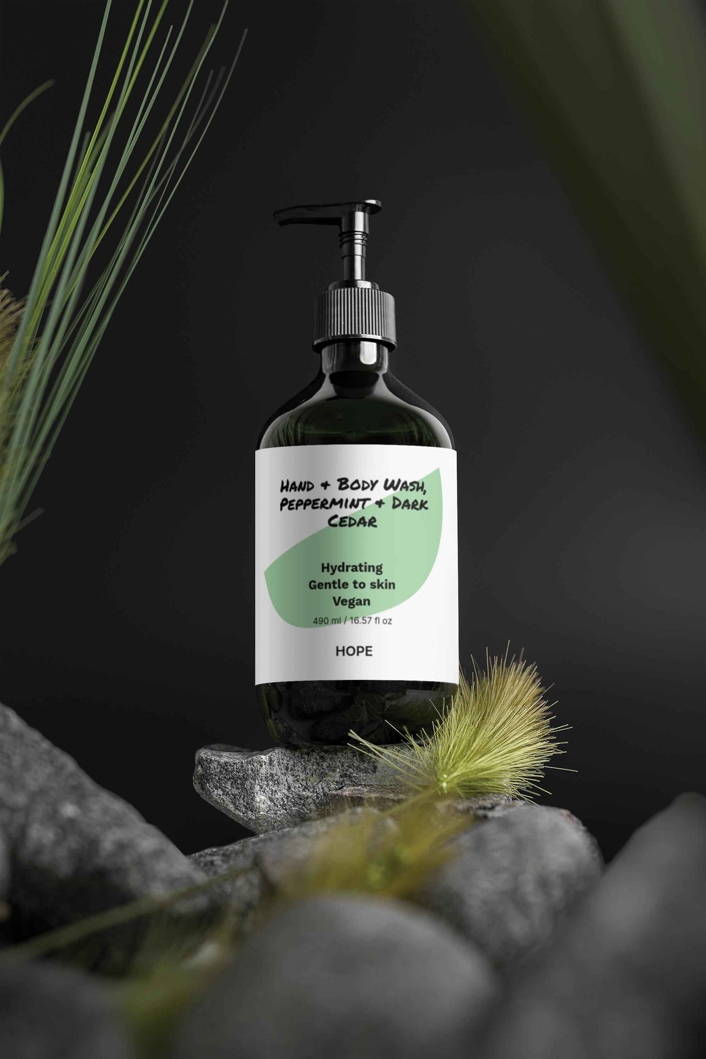 Peppermint Cedar Hand Wash - Hydrating & Vegan -