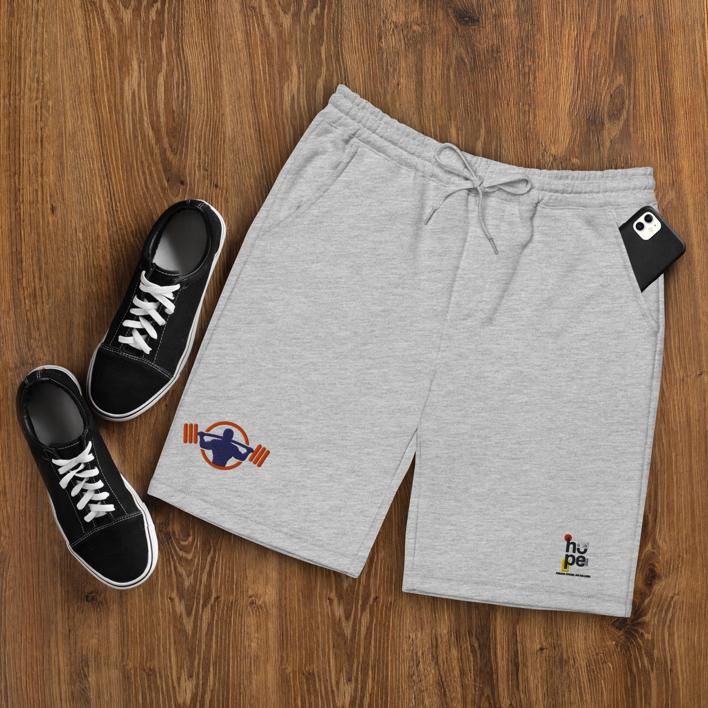 Men's Fleece Shorts Weightlifting Power Performance - Lift Heavy, Train Smart