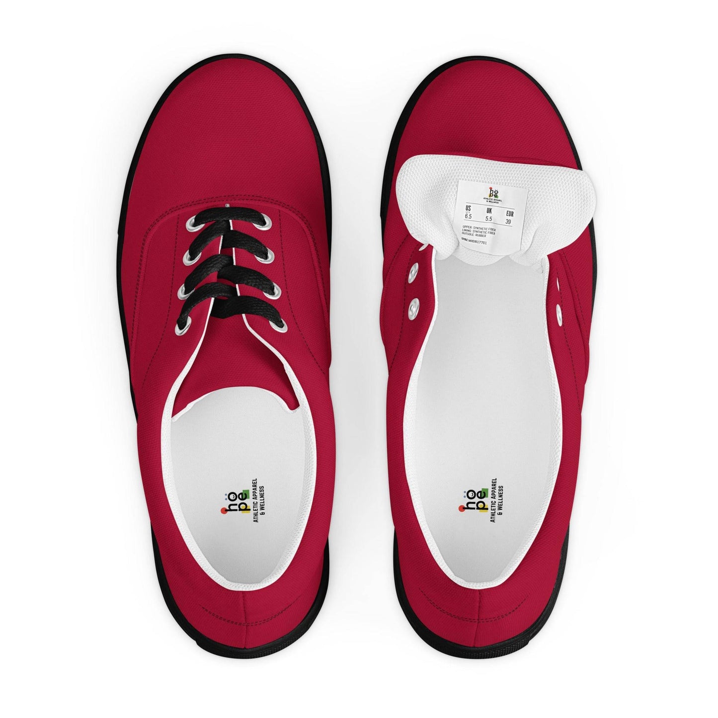 Men's Canvas Shoes – Sleek Lace-Up Design for Inspired Passion -