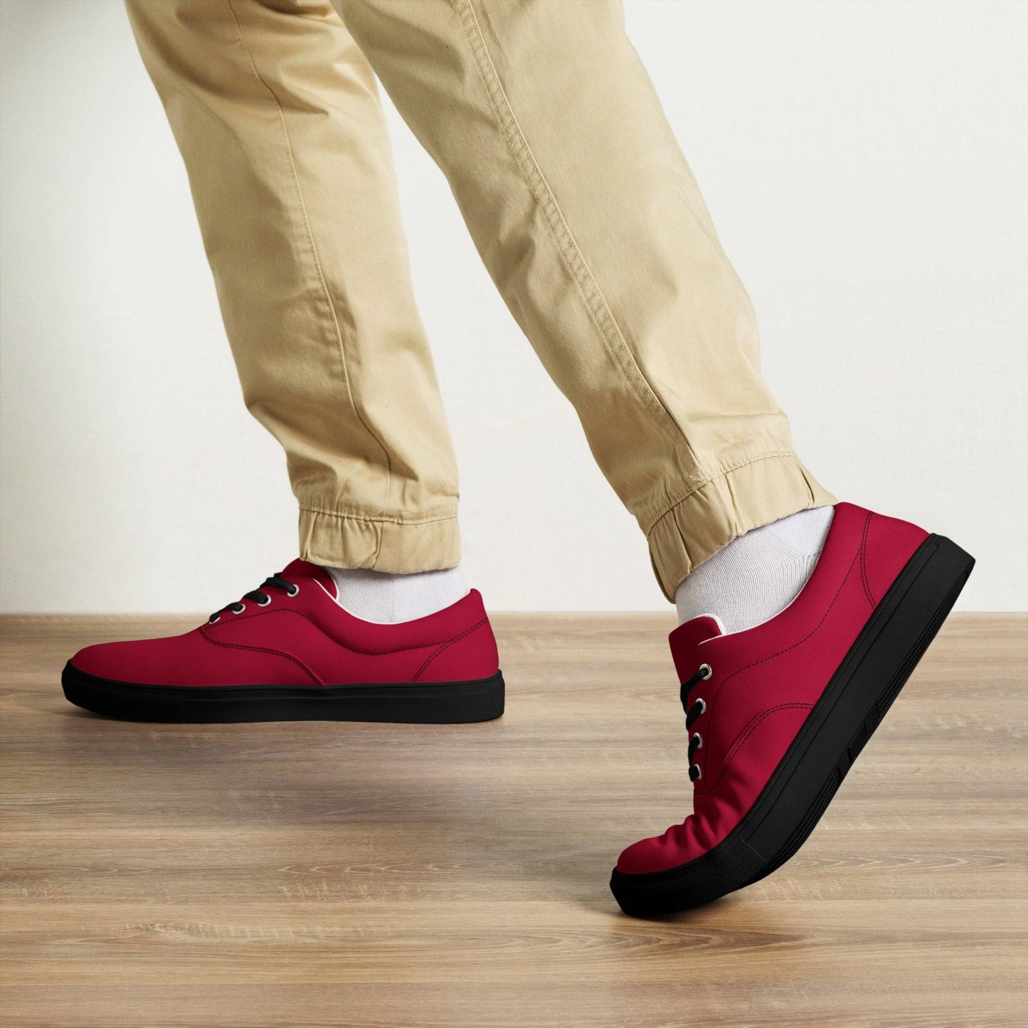 Men's Canvas Shoes – Sleek Lace-Up Design for Inspired Passion -