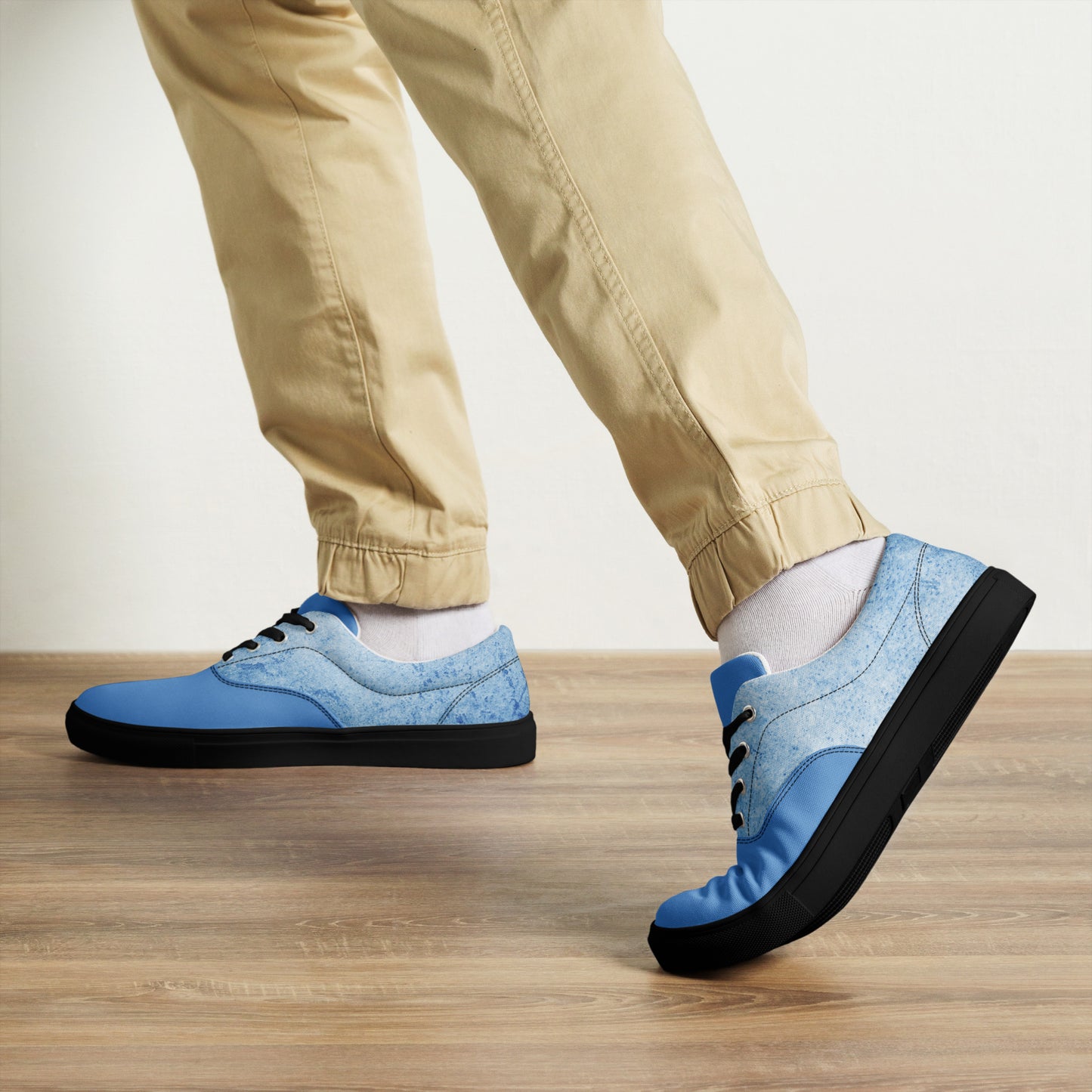 Men’s Lace-Up Canvas Shoes – Sleek Design, Inspired by Strength -