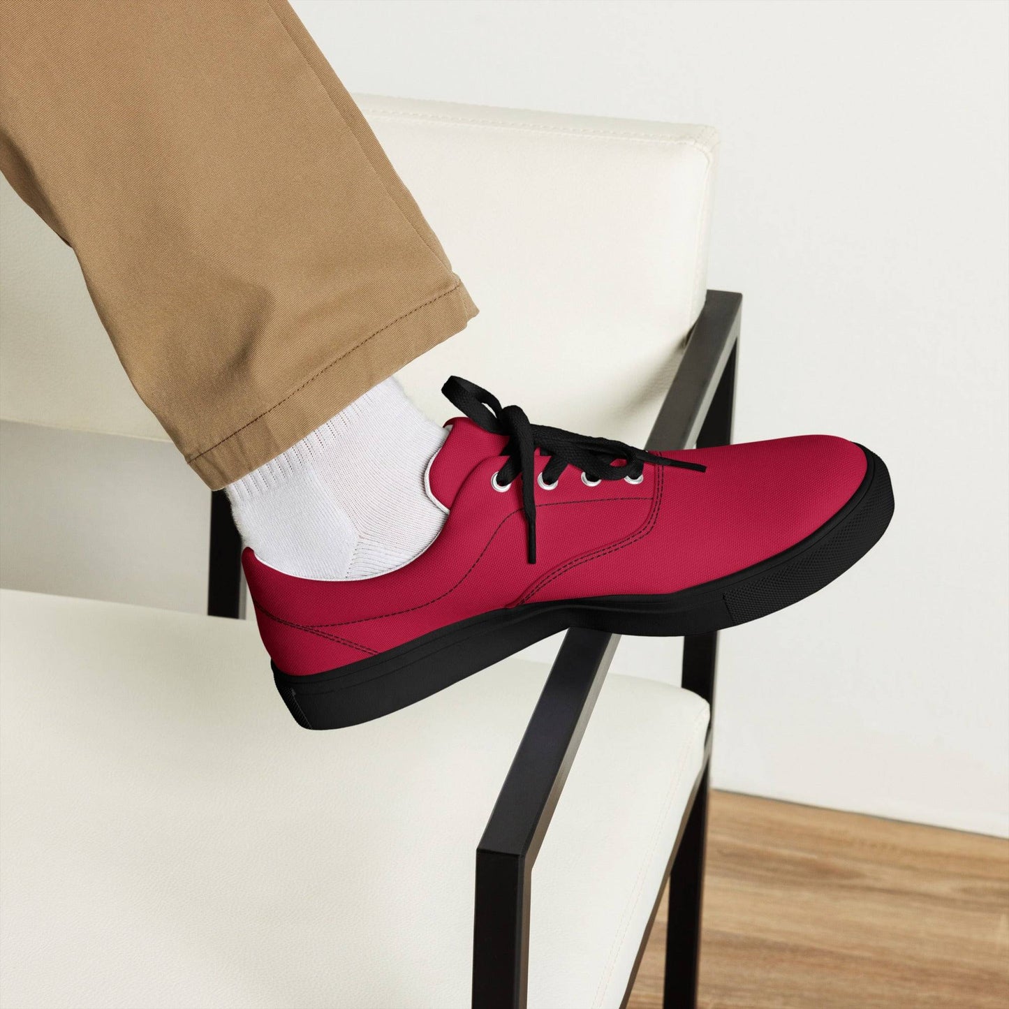 Men's Canvas Shoes – Sleek Lace-Up Design for Inspired Passion -