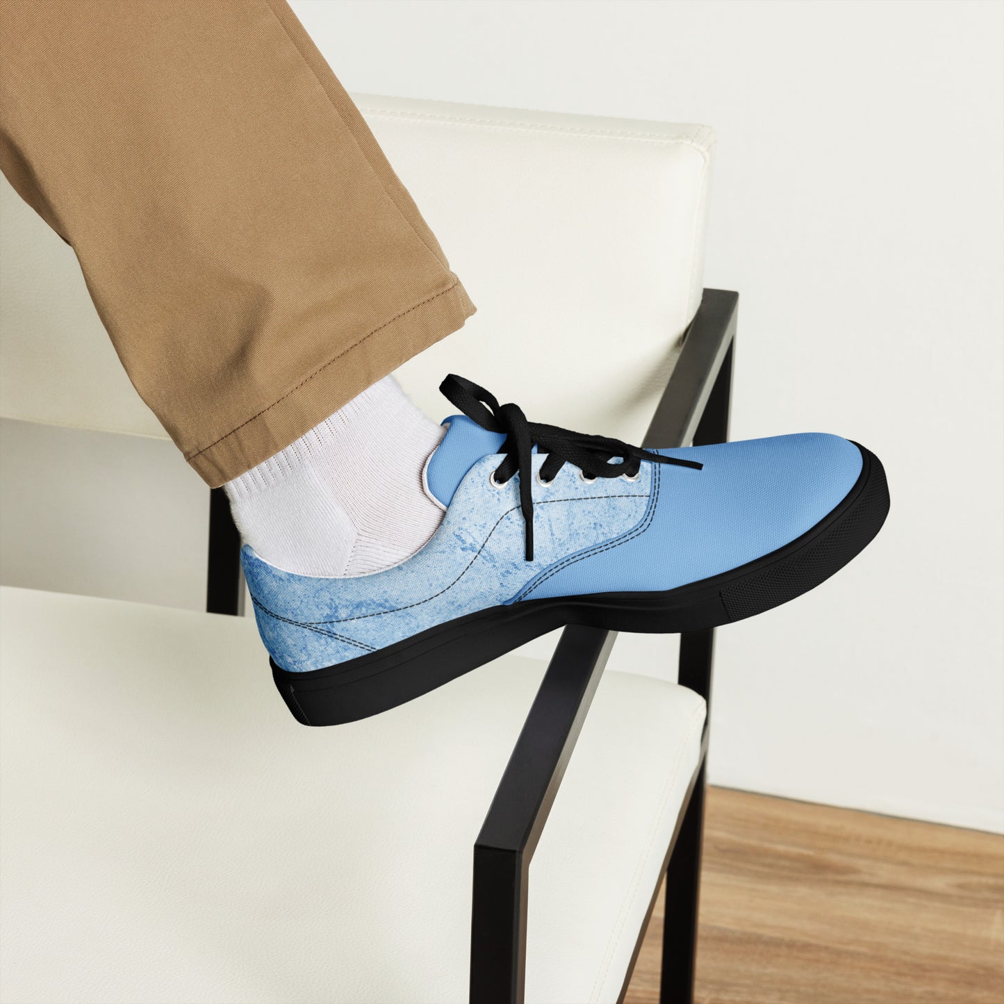 Men’s Lace-Up Canvas Shoes – Sleek Design, Inspired by Strength -