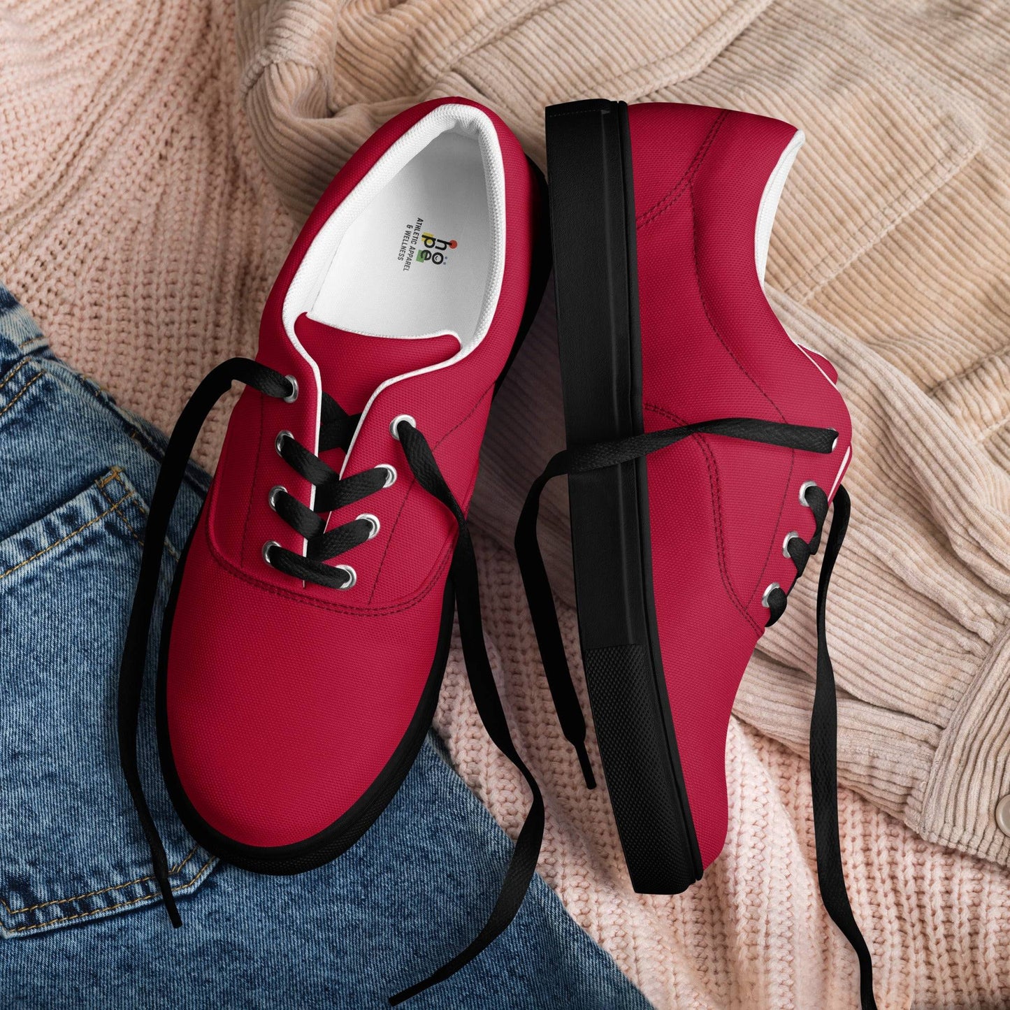 Men's Canvas Shoes – Sleek Lace-Up Design for Inspired Passion -