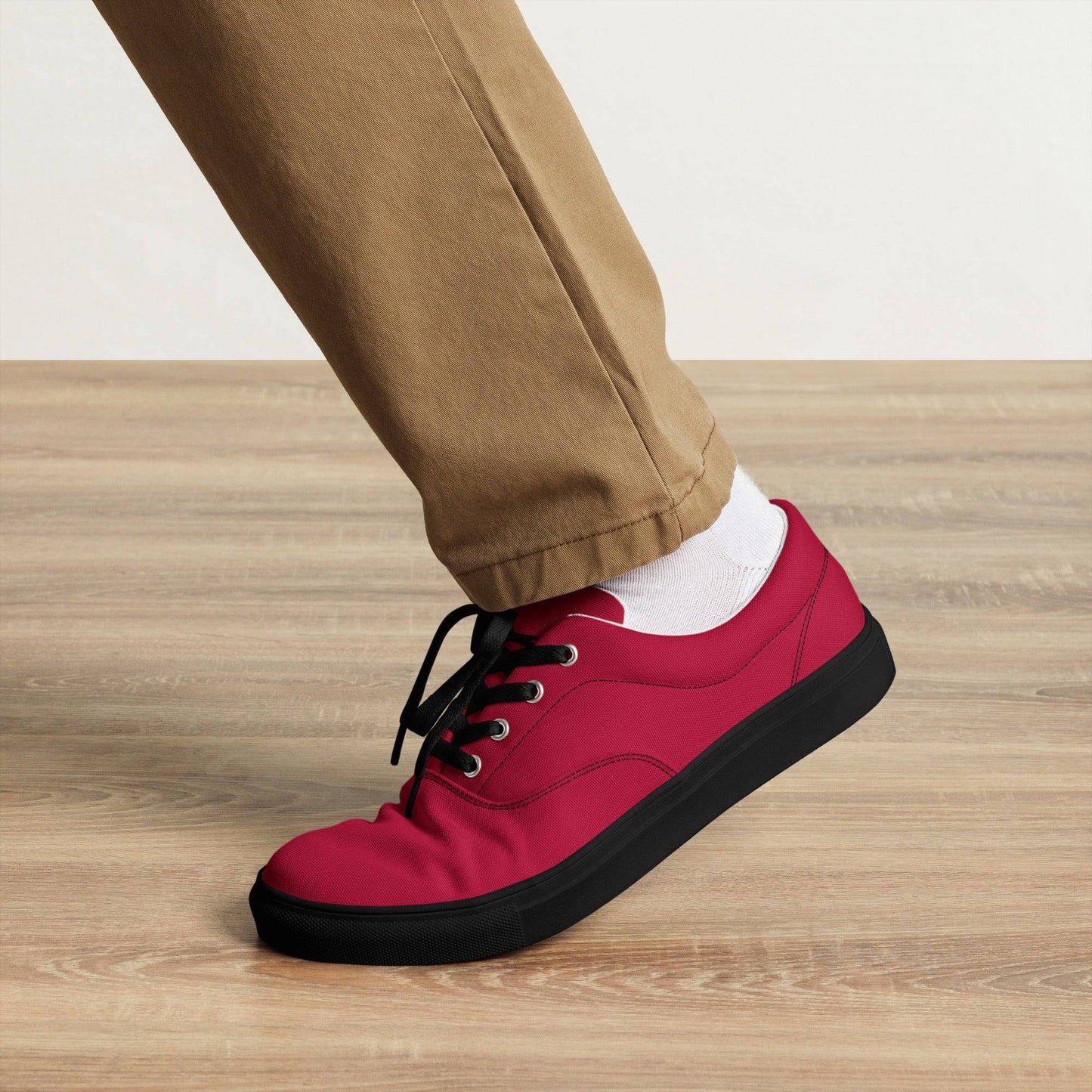 Men's Canvas Shoes – Sleek Lace-Up Design for Inspired Passion -
