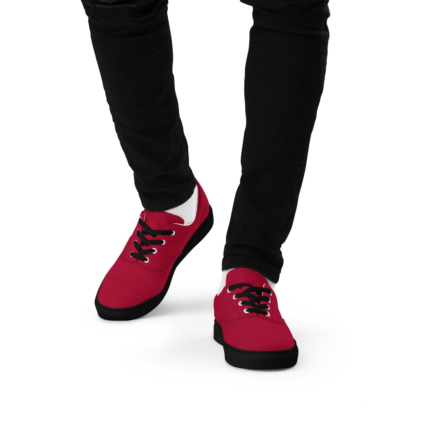 Men's Canvas Shoes – Sleek Lace-Up Design for Inspired Passion -