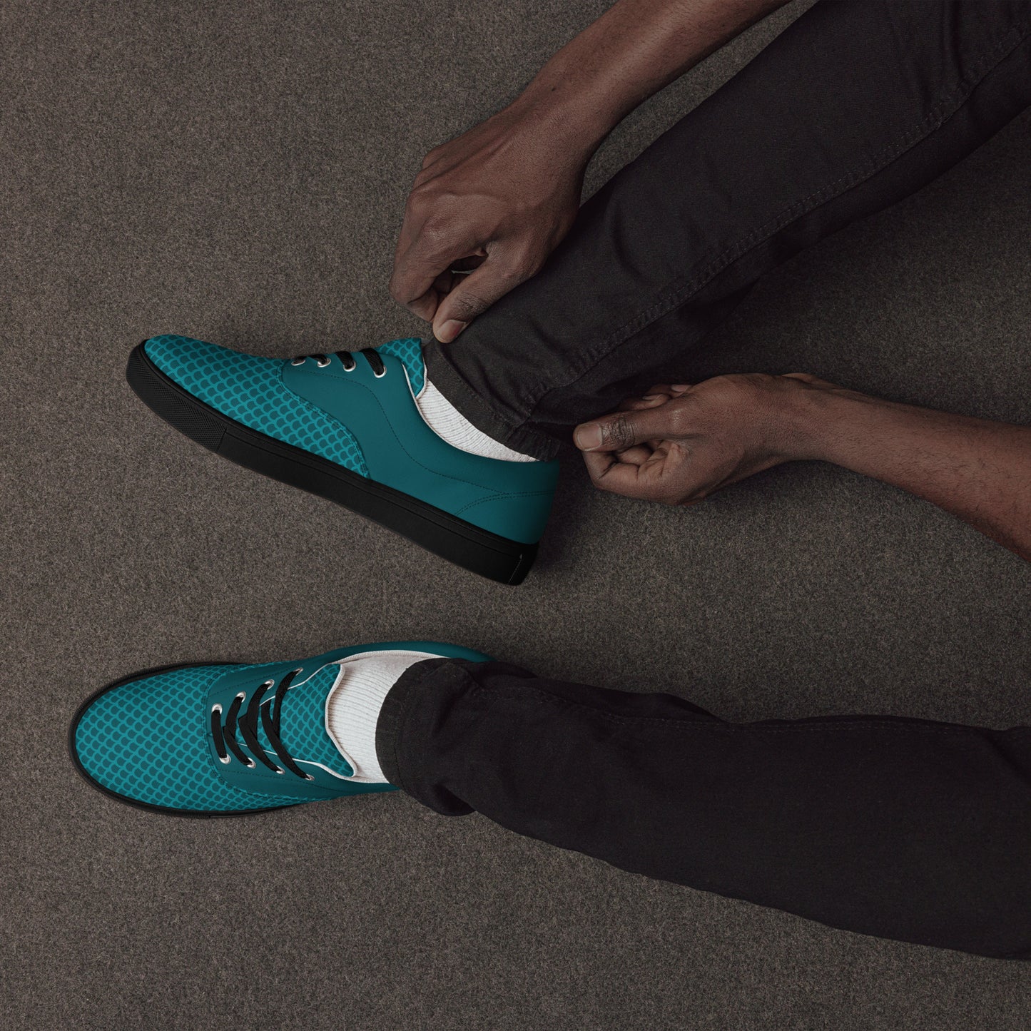 Men's Canvas Shoes - Lace-Up Style Inspired by Ambition -