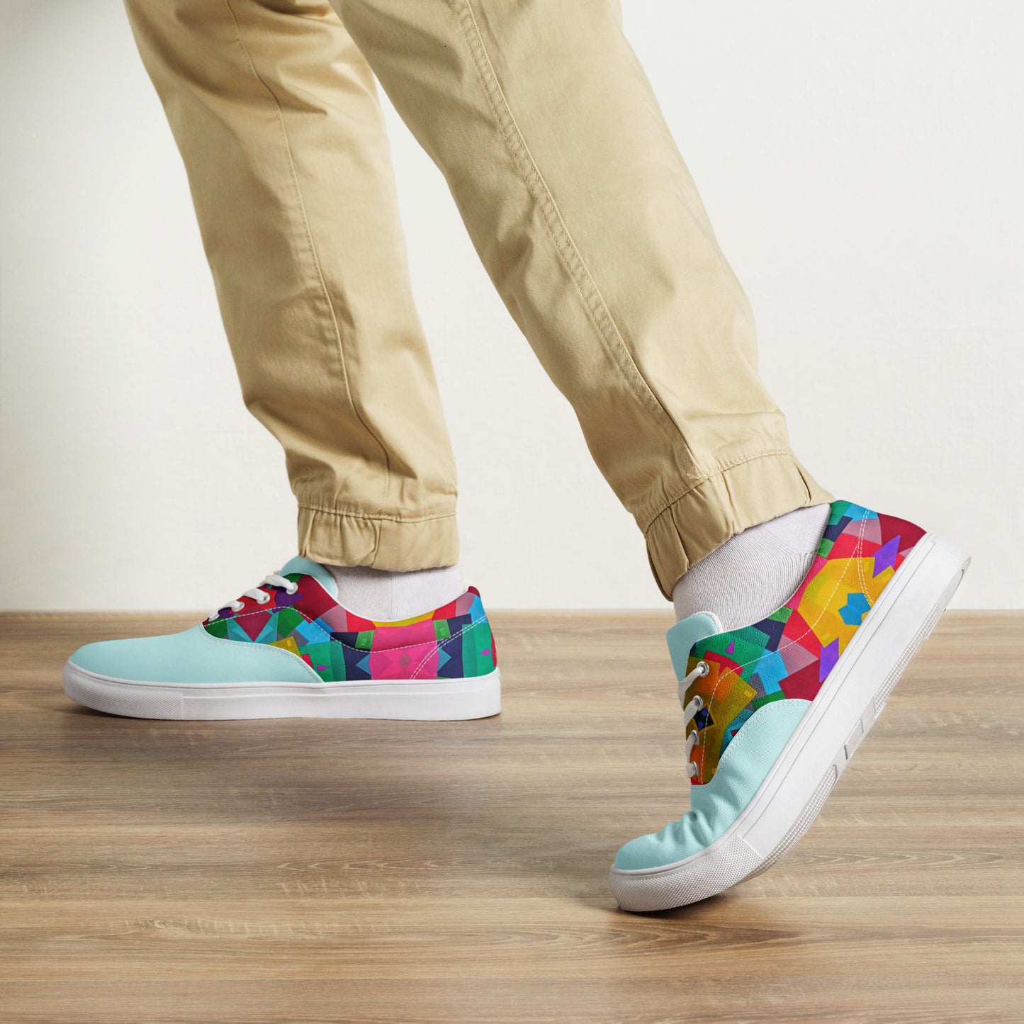 Men's Canvas Shoes – Sleek Lace-Up Design Inspired by Imagination -