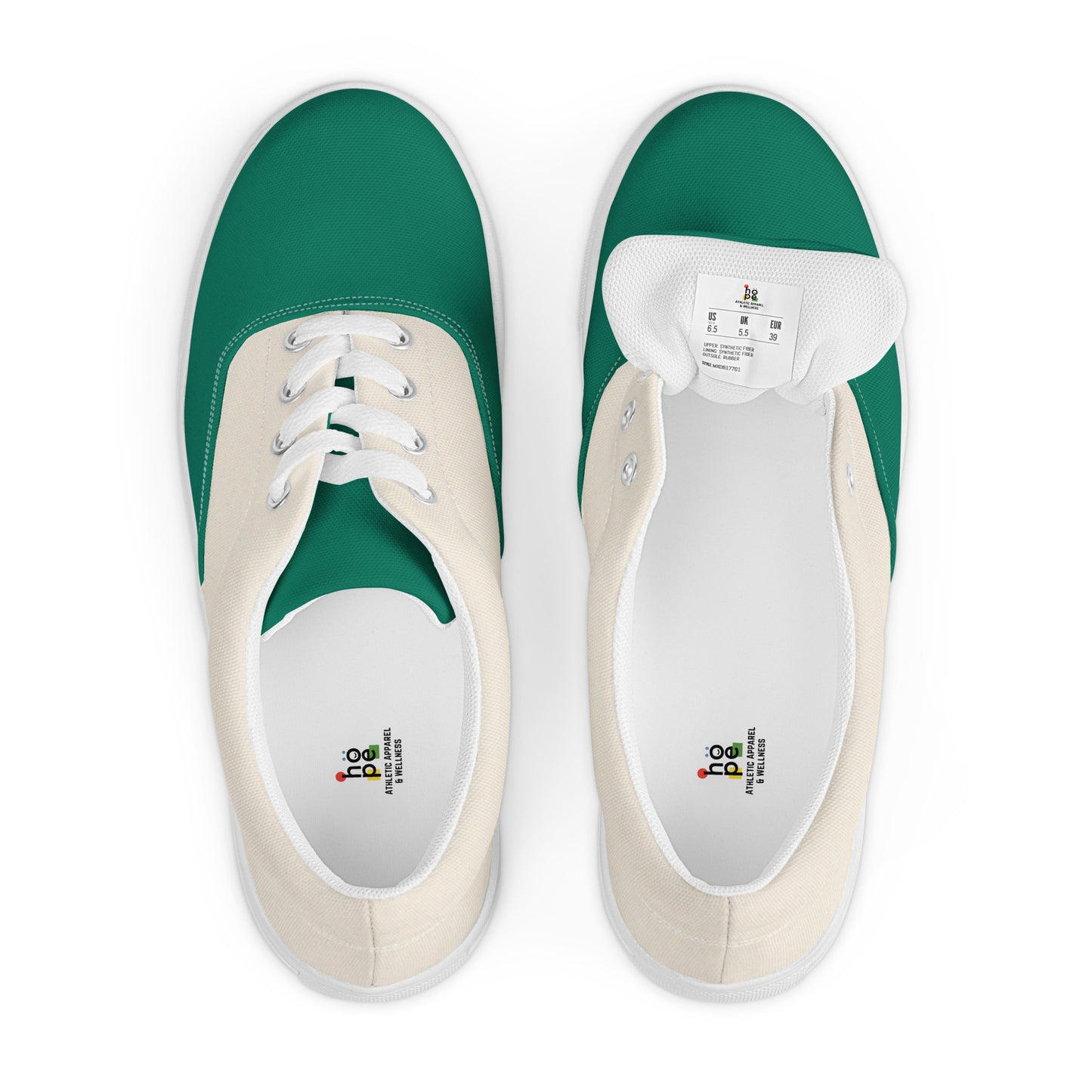 Men's Canvas Shoes – Eco-Friendly Lace-Up Design Inspired by Nature -